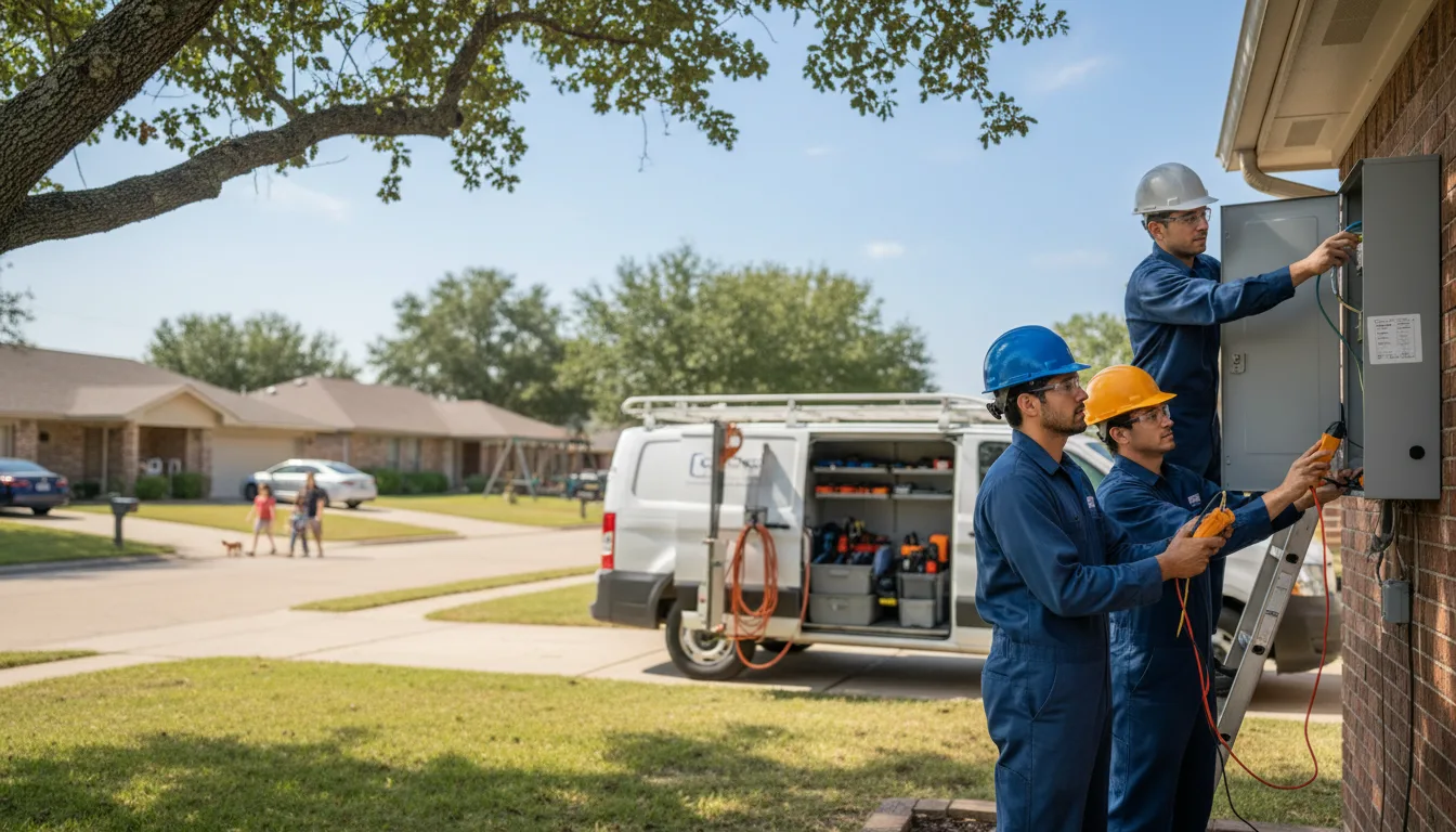 Certified electrician providing emergency electrical services in Gibbon, MN